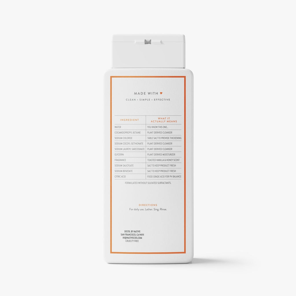 Native Body Wash - Toasted Vanilla & Honey