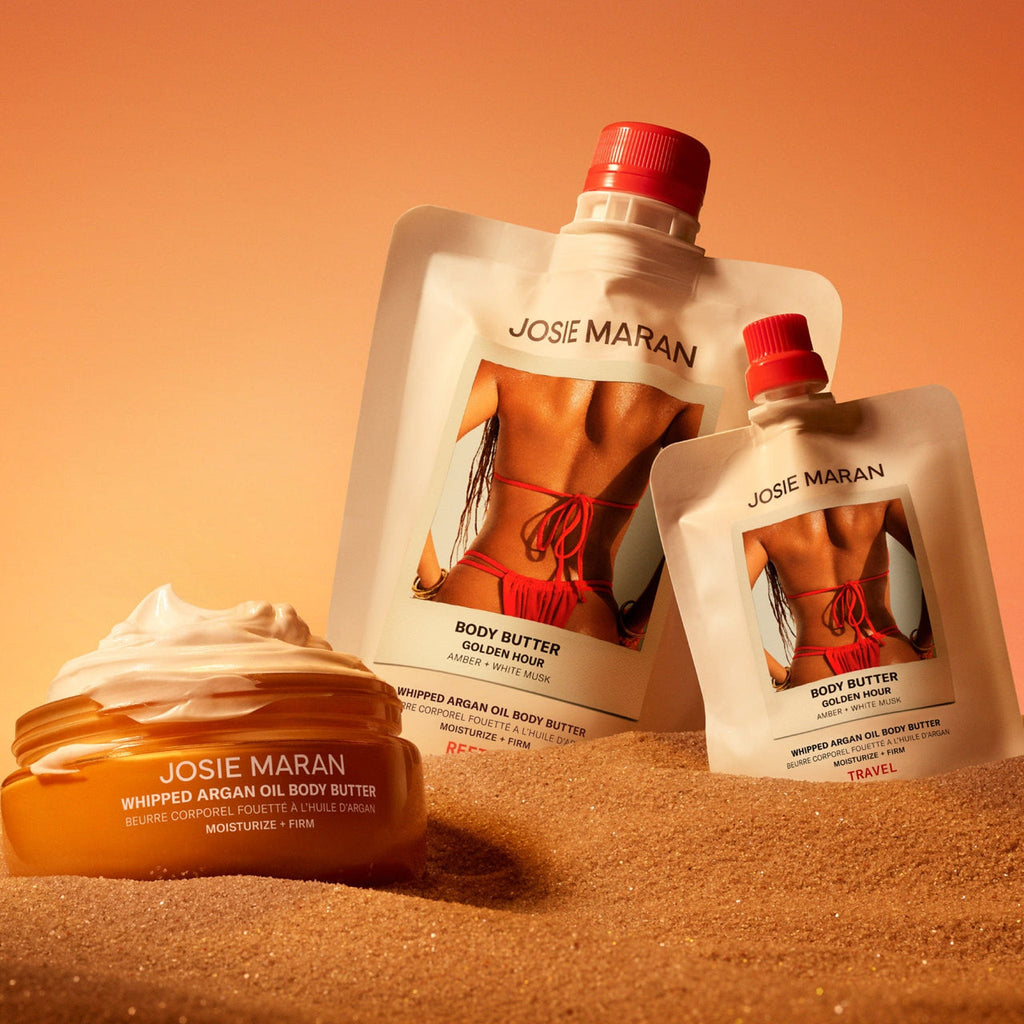 Josie Maran Travel Size Whipped Body Butter - Golden Hour