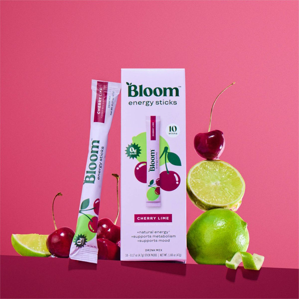Bloom Nutrition Energy Sticks- Cherry Lime