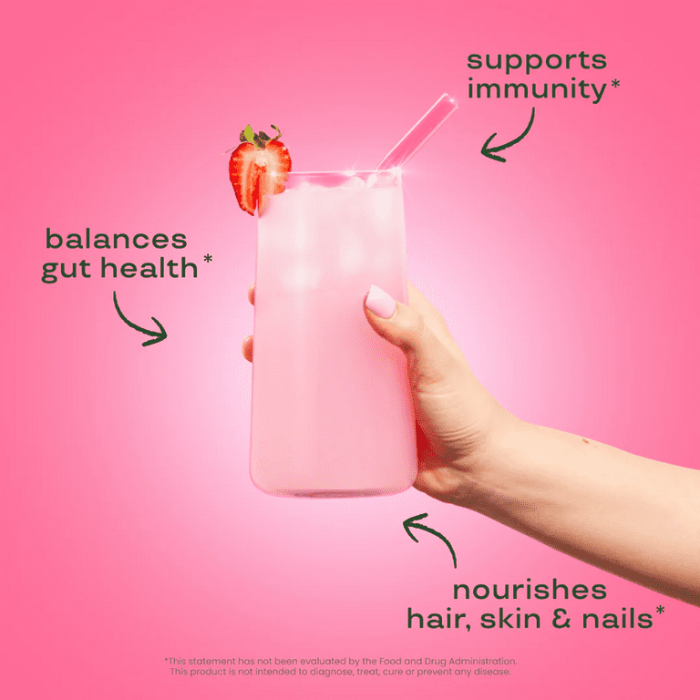Bloom Nutrition Colostrum & Collagen Peptides Powder Sticks