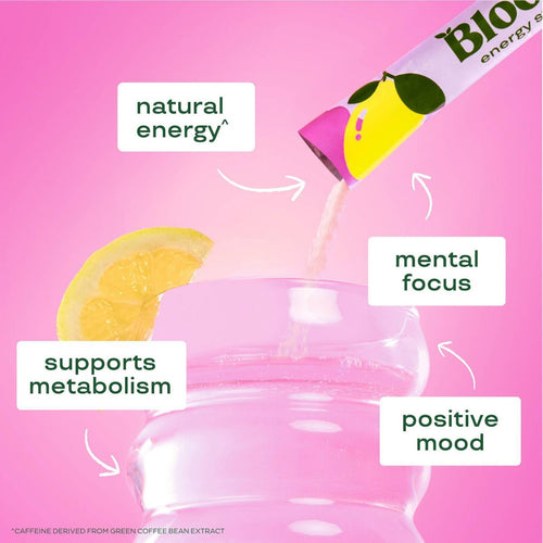 Bloom Nutrition Energy Sticks- Raspberry Lemon