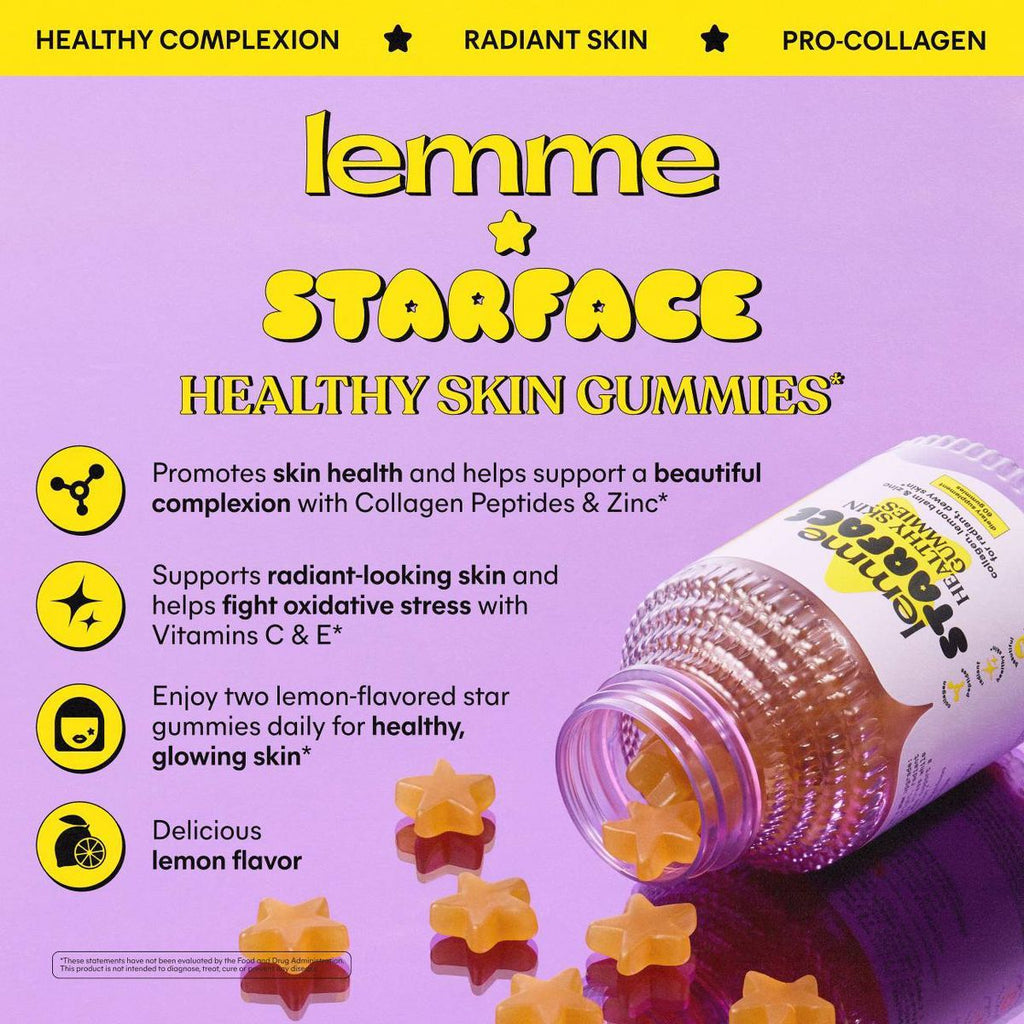 Lemme X Starface Healthy Skin Gummies
