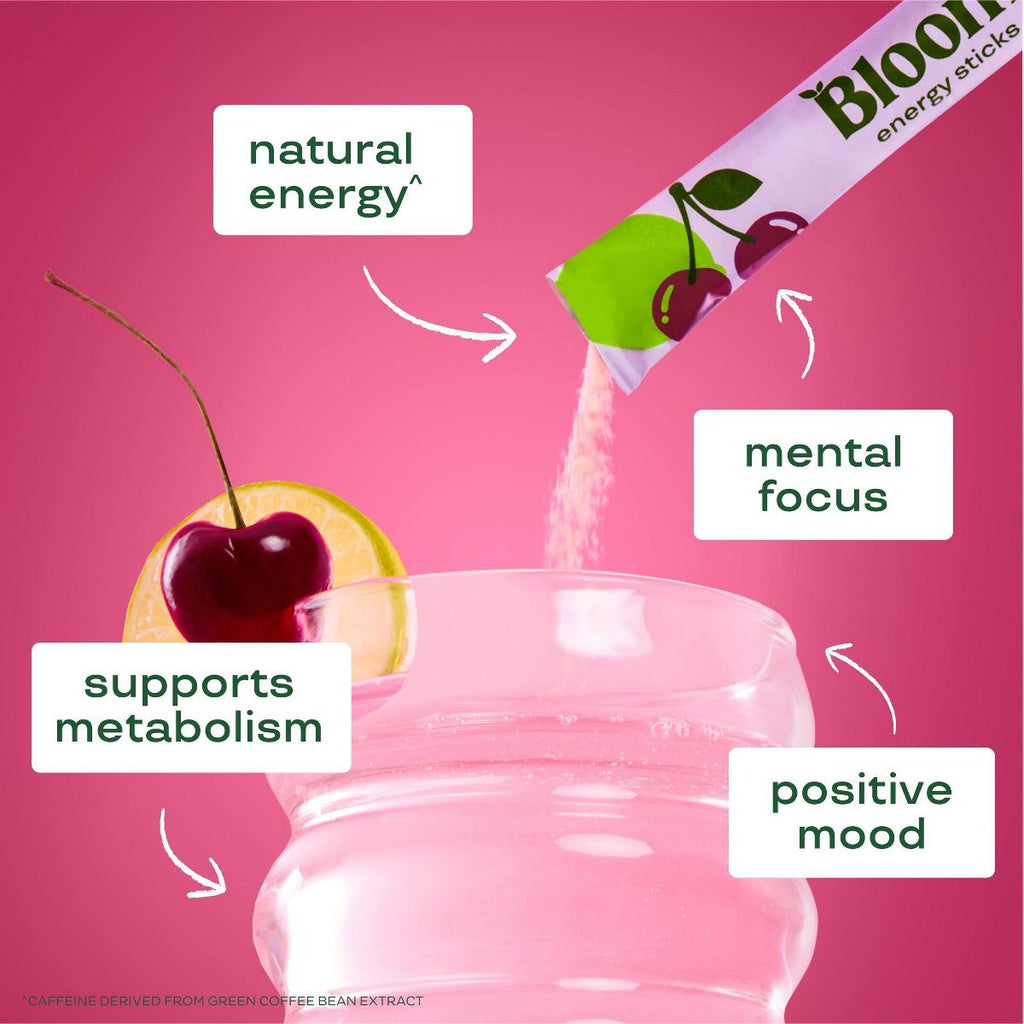 Bloom Nutrition Energy Sticks- Cherry Lime