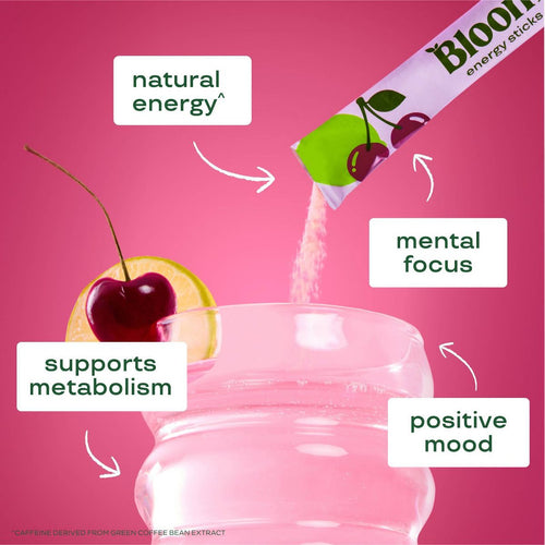 Bloom Nutrition Energy Sticks- Cherry Lime